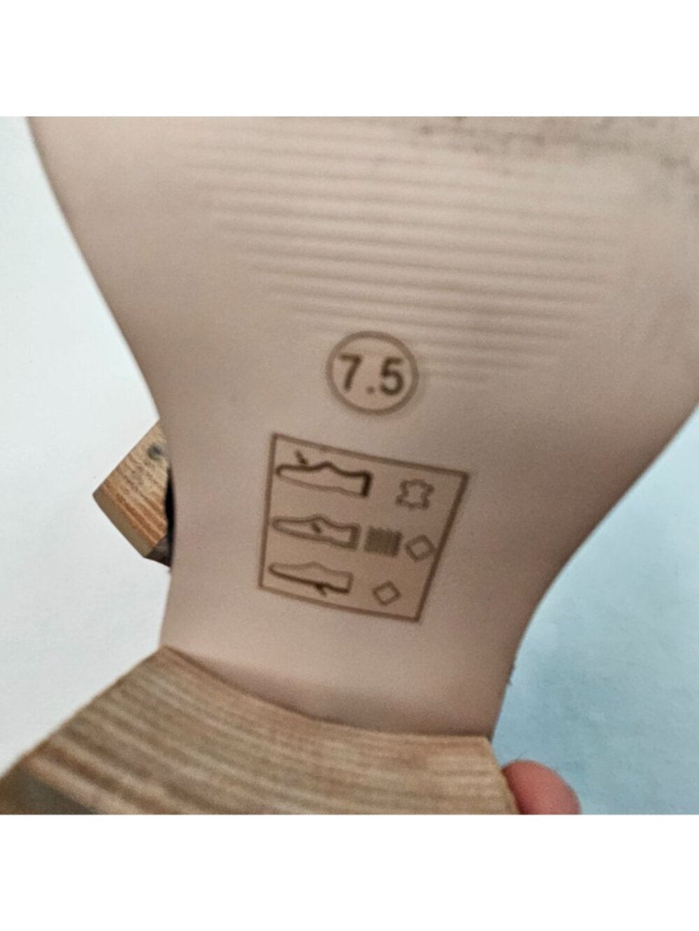 Sole Society Peep Toe Boots Suede Black Boho Western Block Heel Ankle Boots 7.5 - Picture 13 of 13